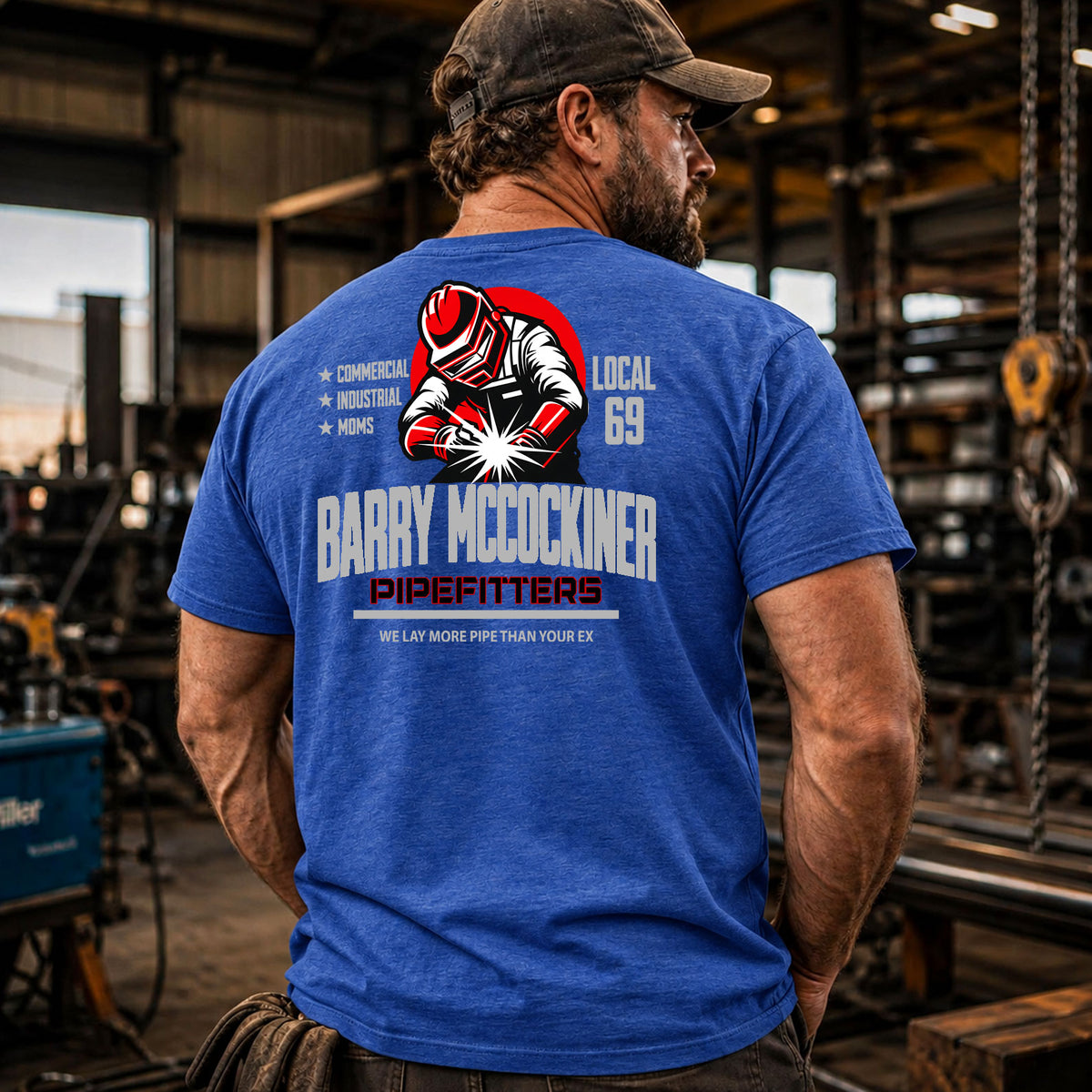 Barry McCockiner Pipefitters – Unisex Cotton Tee