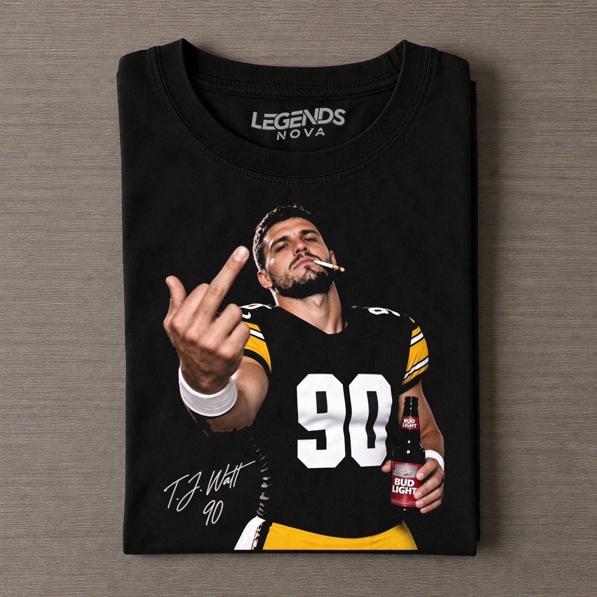 TJ90 Steelers Football T-shirt