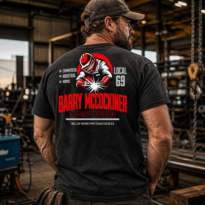 Barry McCockiner Pipefitters – Unisex Cotton Tee