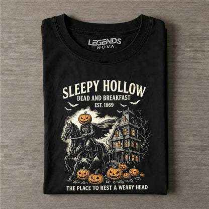 Sleepy Hollow Dead And Breakfast Halloween T-shirt