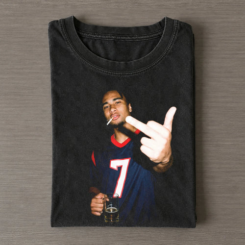 C.J.S7 Texans QB Football T-shirt