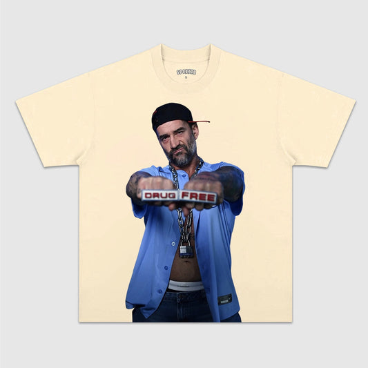 CM PUNK TEE. 6.30