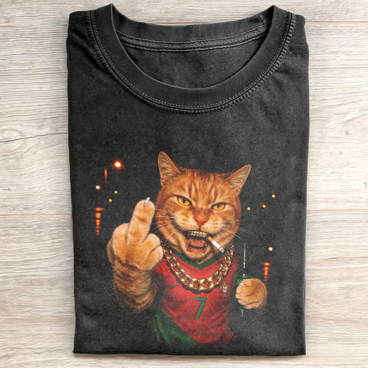 WACKY ANIMAL FOOTBALL FUNNY MEME T-SHIRT