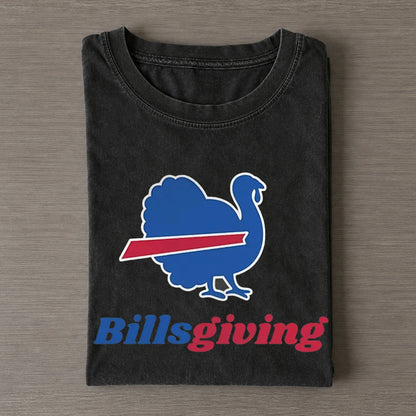 Funny Billsgiving Buffalo Bills Turkey Logo T Shirt