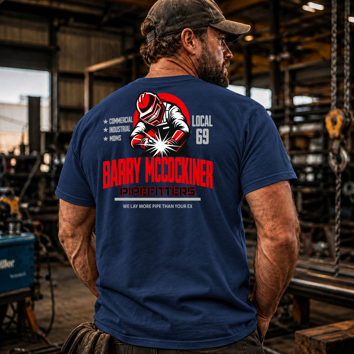 Barry McCockiner Pipefitters – Unisex Cotton Tee