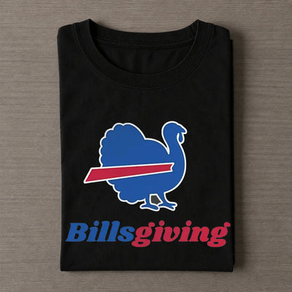 Funny Billsgiving Buffalo Bills Turkey Logo T Shirt