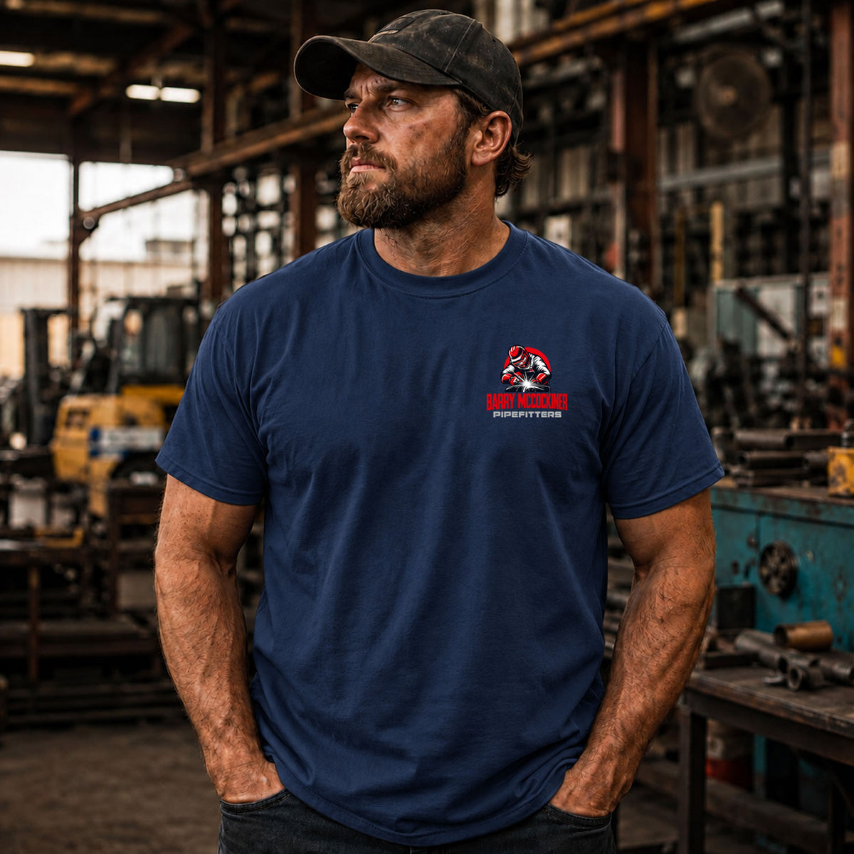 Barry McCockiner Pipefitters – Unisex Cotton Tee