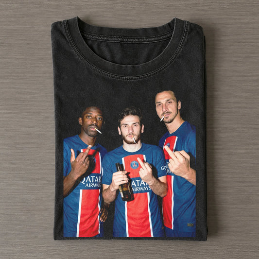 Dembélé & Kvara & Zlatan PSG Soccer T-shirt