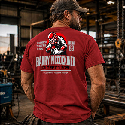 Barry McCockiner Pipefitters – Unisex Cotton Tee