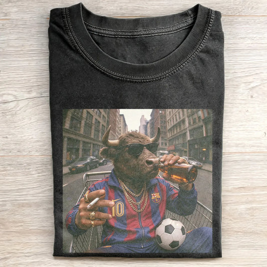 WACKY ANIMAL FOOTBALL FUNNY MEME T-SHIRT
