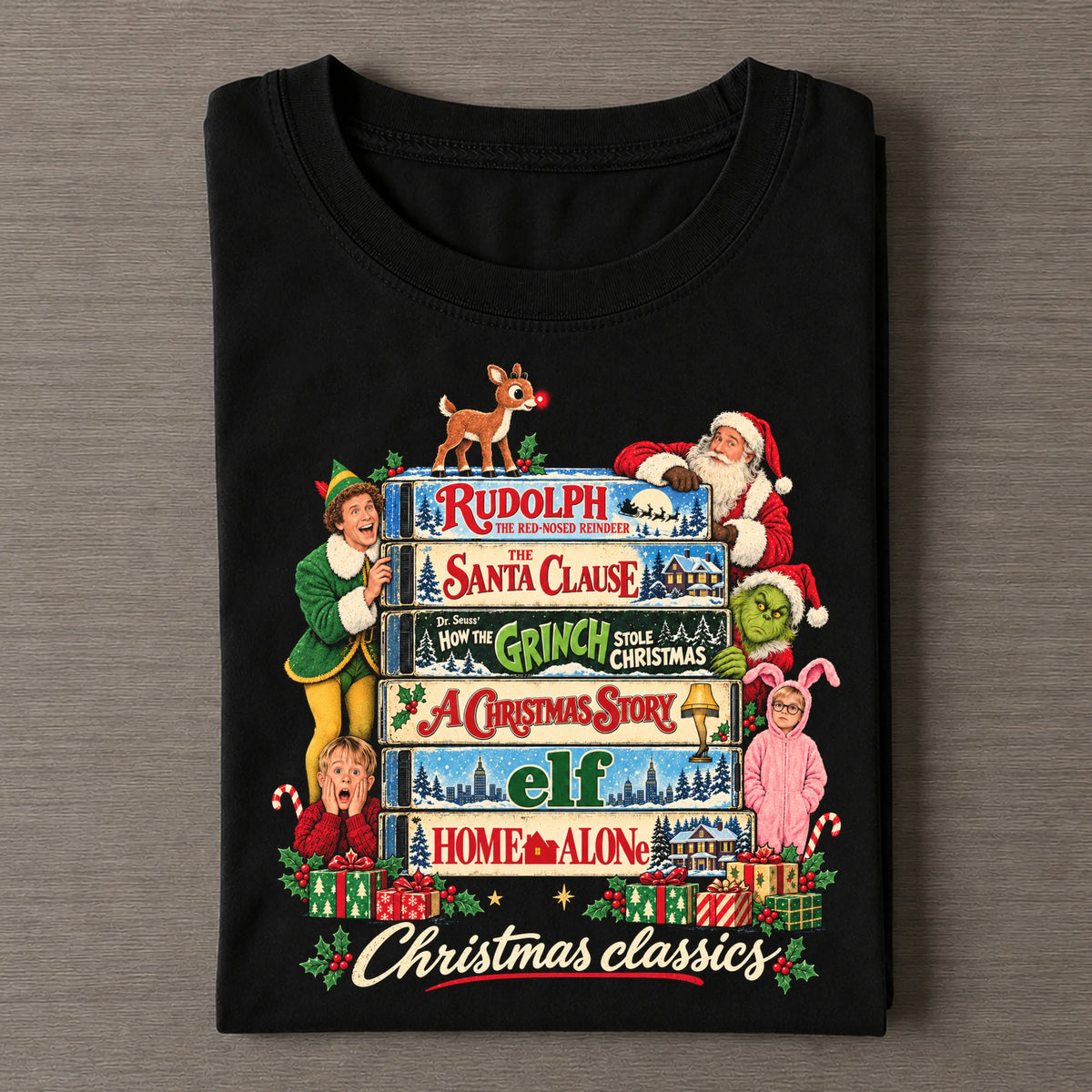 Christmas Movie Classics V2 Tee