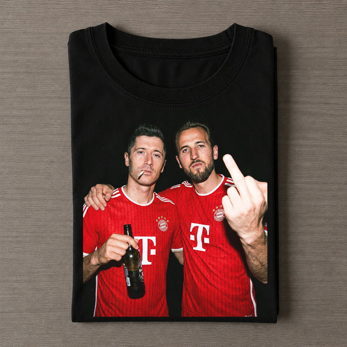 HK & Lewandowski  Bayern Soccer T-shirt