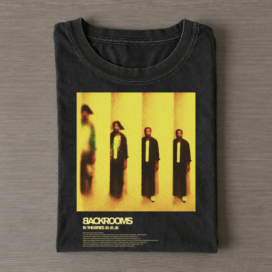 Backrooms Retro Movie Poster Horror Tee