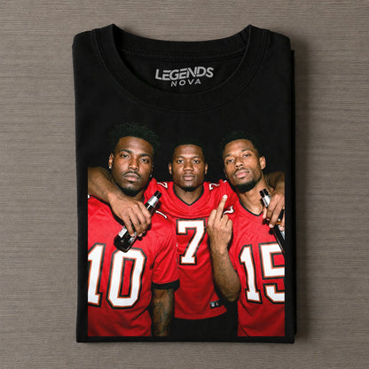 BI7 & JD10 & TJ15 Buccaneers Football T-shirt
