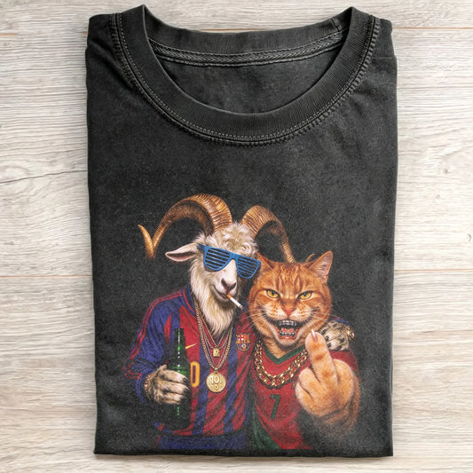 WACKY ANIMAL FOOTBALL FUNNY MEME T-SHIRT