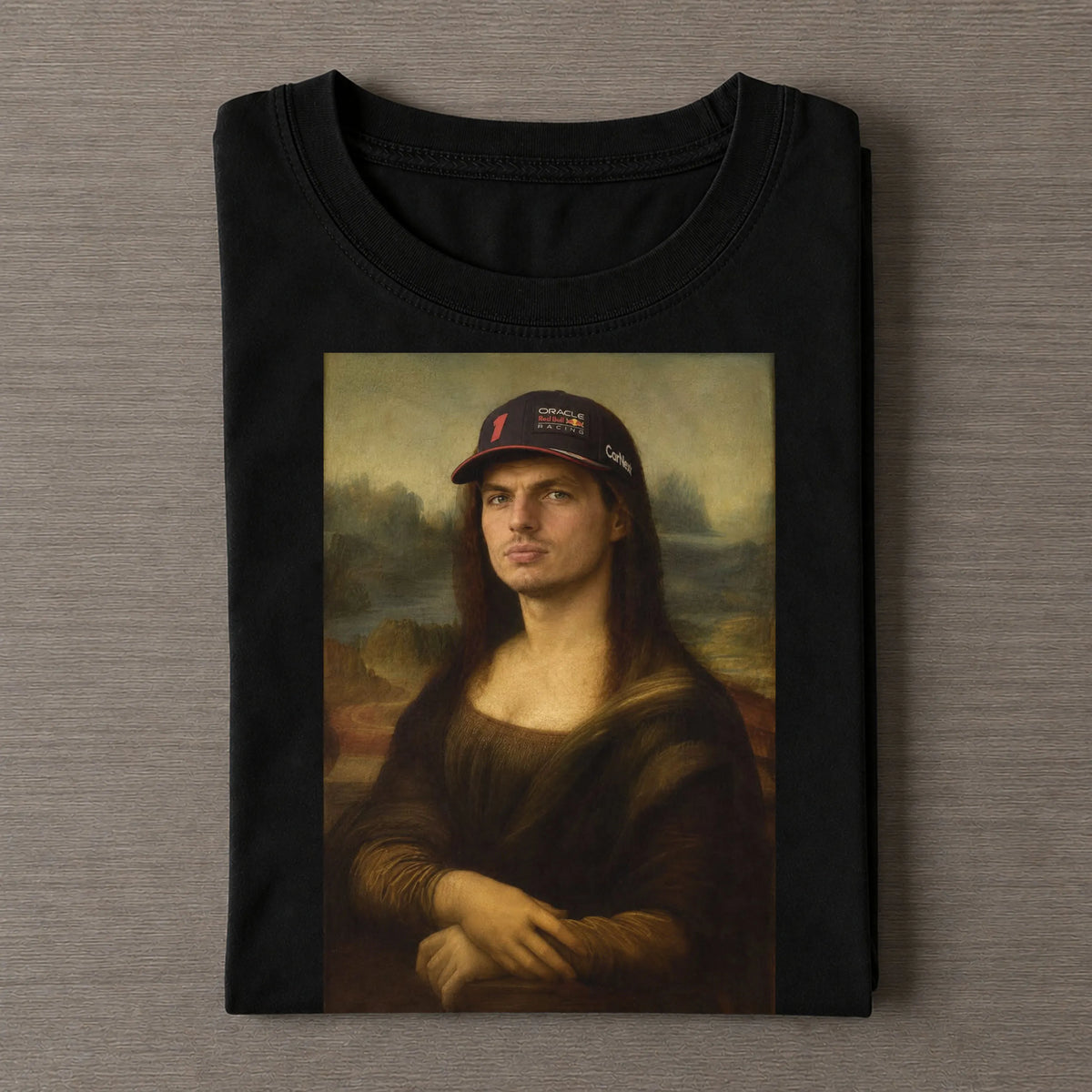 Max Verstappen Mona Lisa Meme Tee