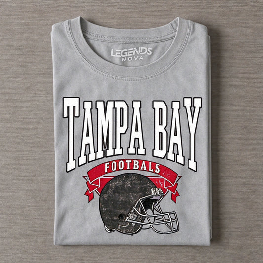 Tampa Bay Retro Football Helmet Vintage Style T-Shirt